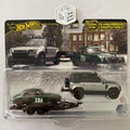 2025 HOT WHEELS Team Transport #74 - ¡®23 Land Rover Defender & Jaguar Mk1 - L00