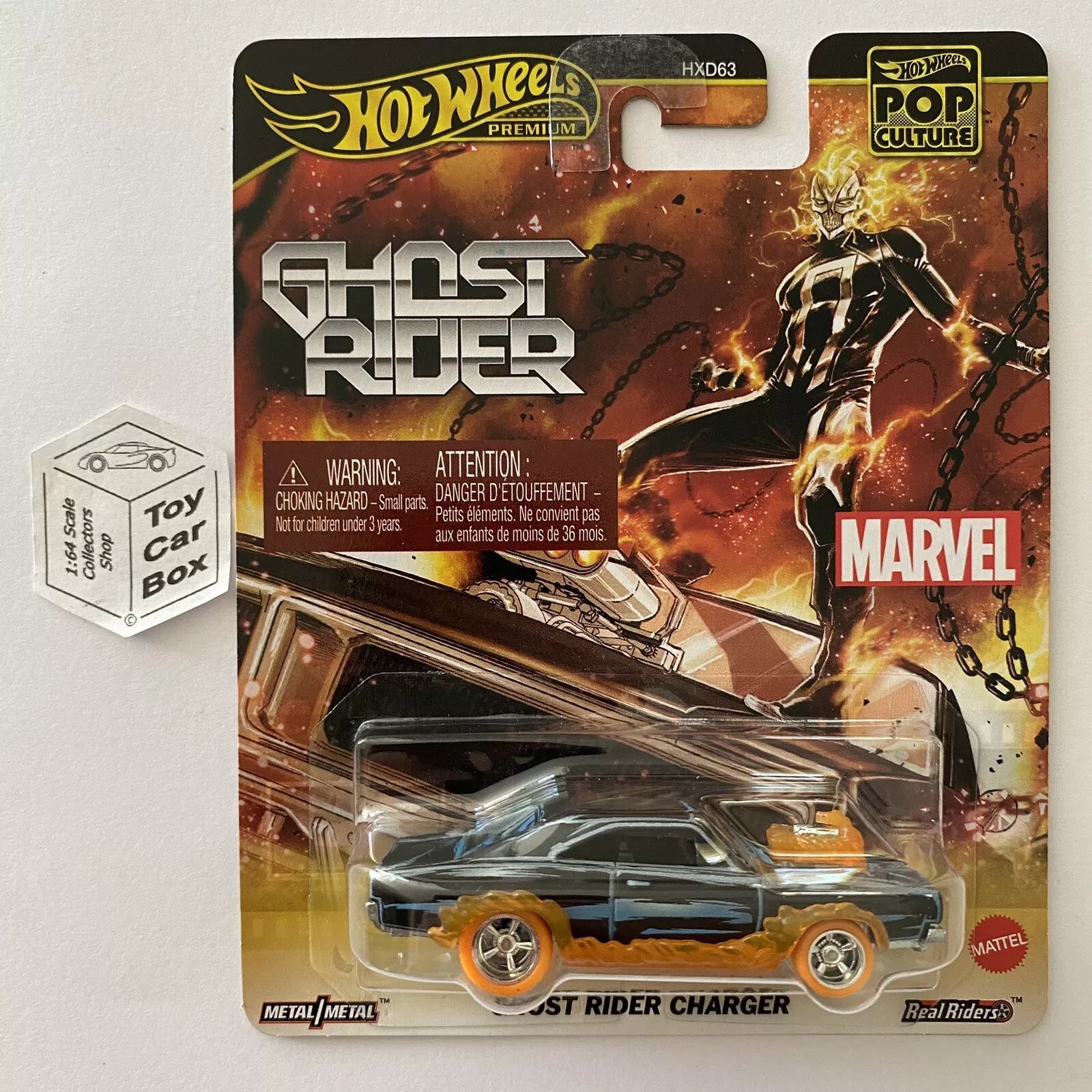2025 HOT WHEELS Pop Culture - Ghost Rider Charger (Black) D40