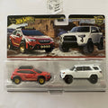 2025 HOT WHEELS Twin Set - Subaru Crosstrek & ¡®18 Toyota 4Runner (Premium) M68