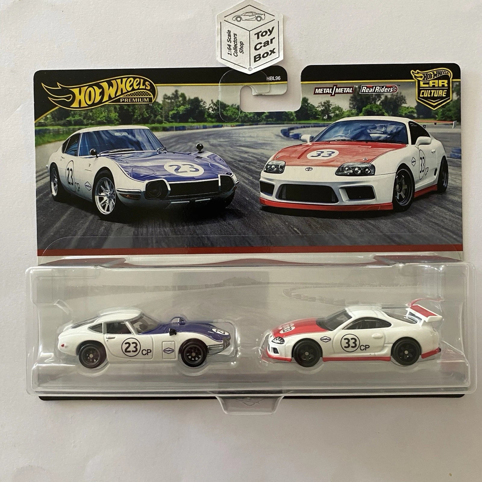 2025 HOT WHEELS Twin Set - Toyota 2000GT #22 & Supra #33 (Premium Cars) Q10