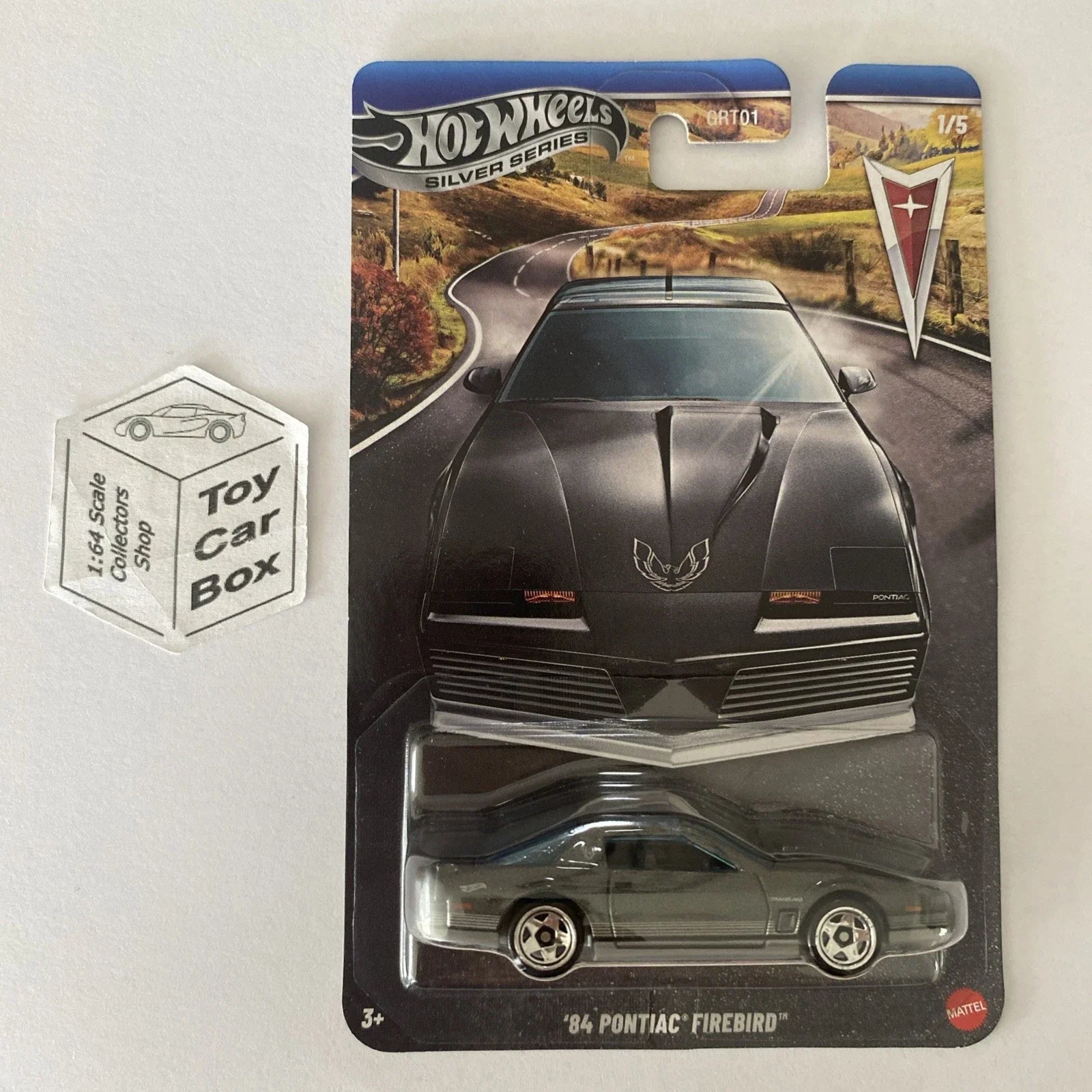 2025 HOT WHEELS Themed - ¡®84 Pontiac Firebird (Grey #1 Silver Series GRT01) C85
