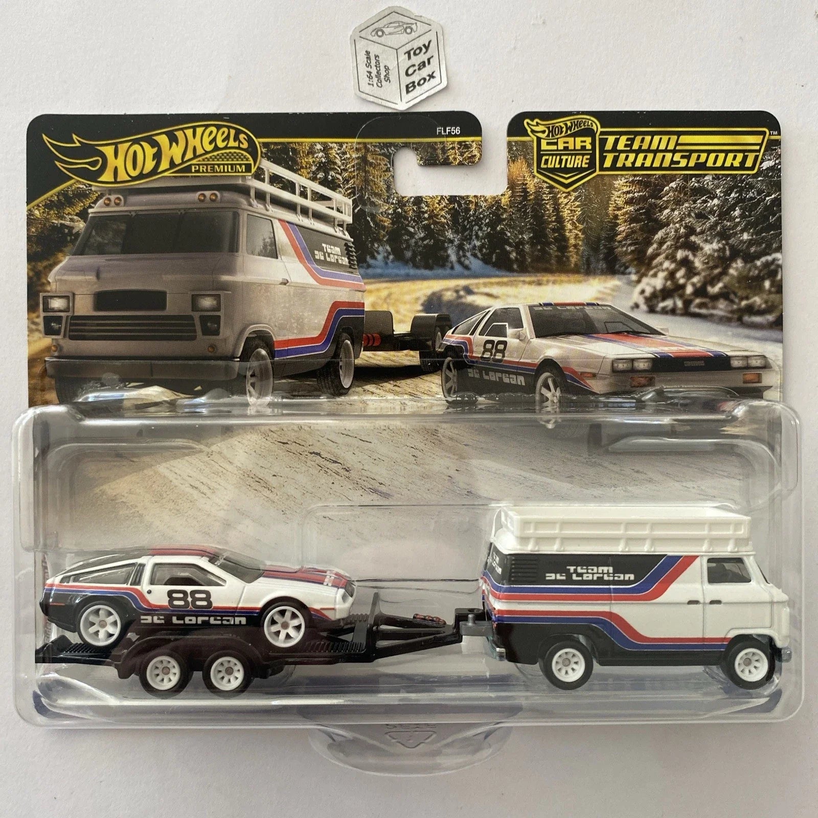 2025 HOT WHEELS Team Transport #78 - DMC DeLorean & Rally Hauler - L00