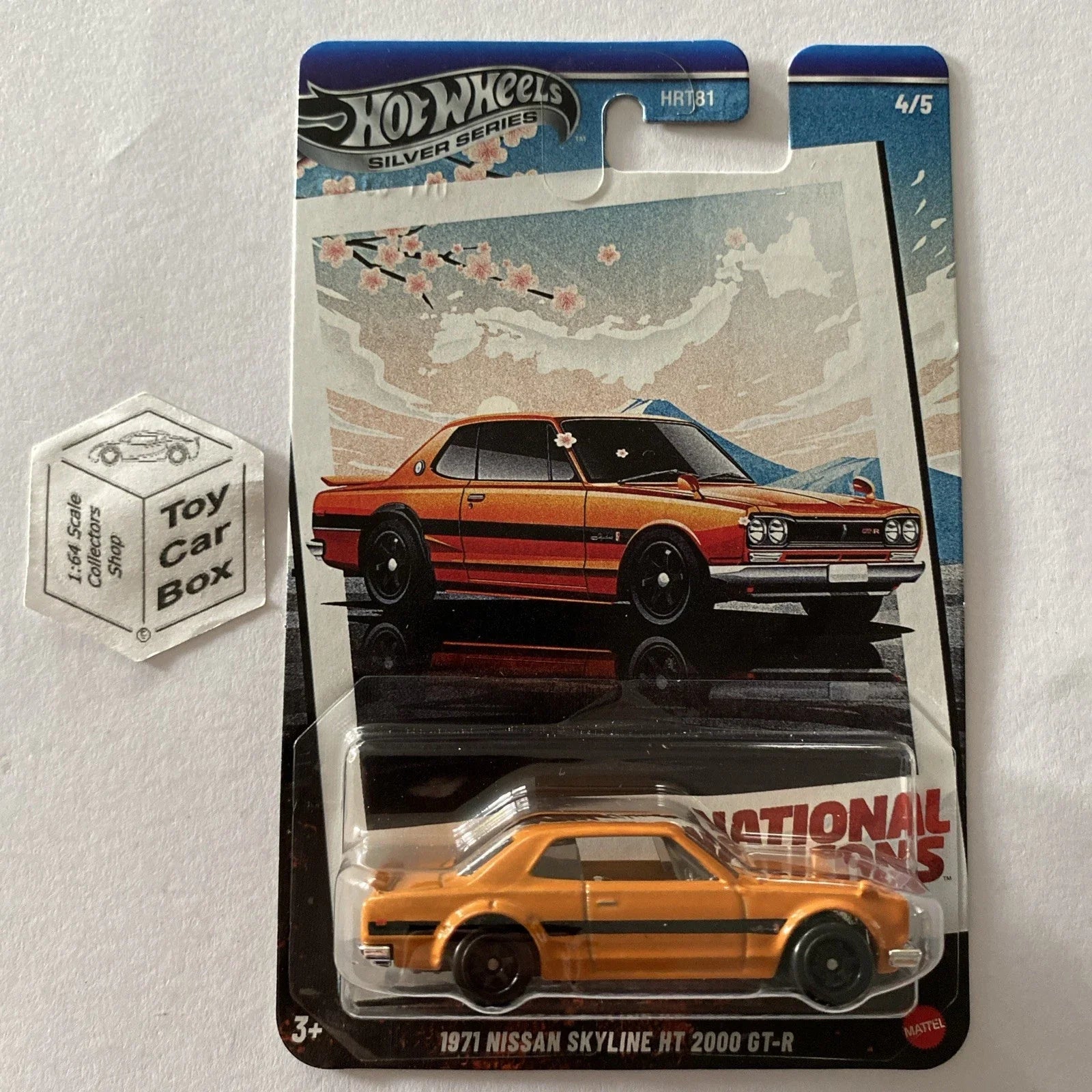 2025 HOT WHEELS Silver Series- 1971 Nissan Skyline HT 2000 GT-R (#4 Icons) D50