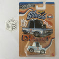 2025 HOT WHEELS Themed - Toon¡¯d ¡®83 Chevy Silverado (Light Blue - Gulf) C85